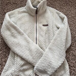 Fuzzy Columbia Zip-Up